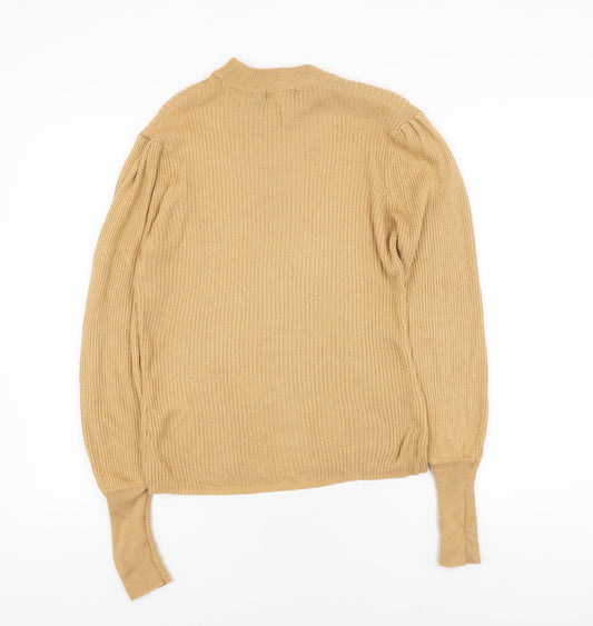 Womens UK Size L Brave Soul Beige Pullover Jumper