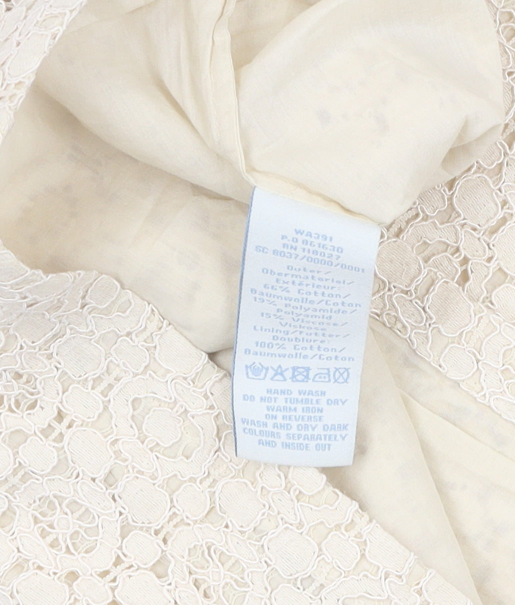 Womens UK Size 8 Boden Ivory Camisole Blouse