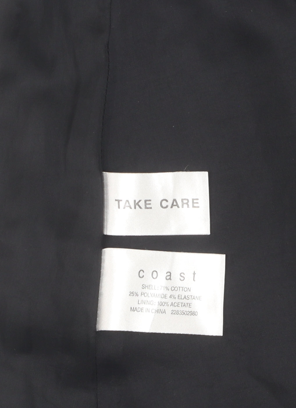 Coast Women's Black A-Line Embroidered Skirt Size 12