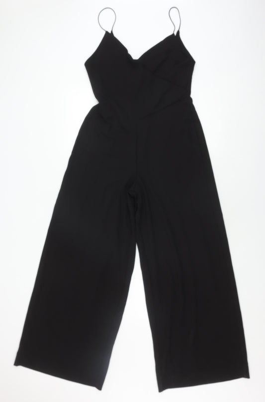 Zara Women's Black M Jumpsuit, Sleeveless, Wide-Leg