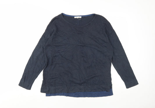Womens UK Size 12 White Stuff Blue Pullover Jumper