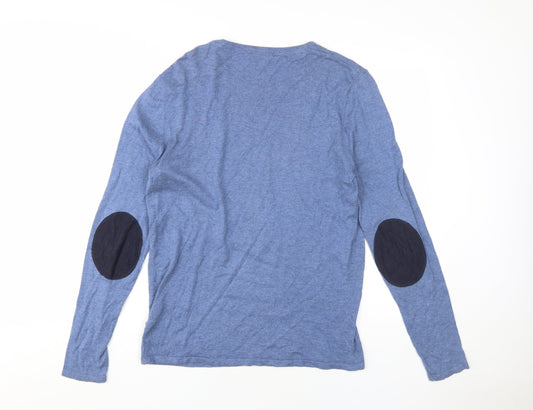 Selected Homme Men's Blue Pullover Jumper Size S