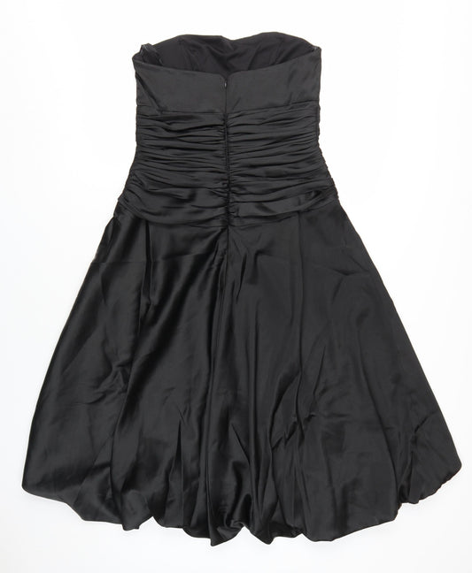 Dessy Collection Women's Black A-Line Dress Size 8