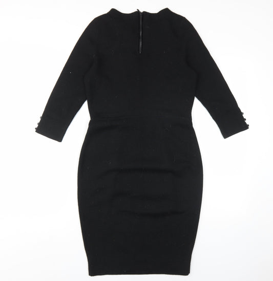 Clements Ribeiro Women's Black Sheath Dress Size 12