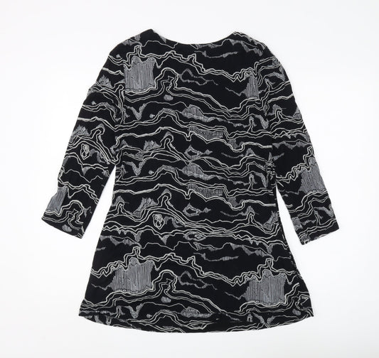 Womens UK Size S Adini Black Tunic Tunic