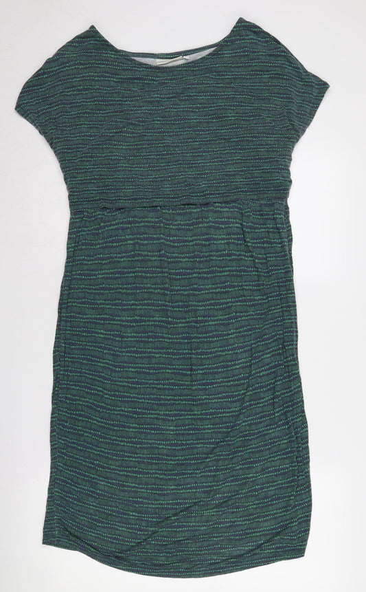 JoJo Maman Bébé Women's Green Dress, Short Sleeve, S