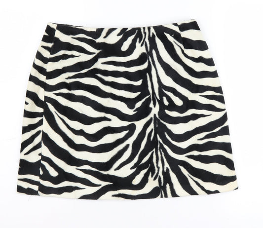 Dorothy Perkins Women's Zebra Print Pencil Skirt Size 12