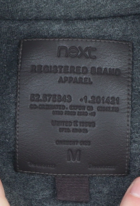 Next Men's Red Wool Henley Jumper Size M