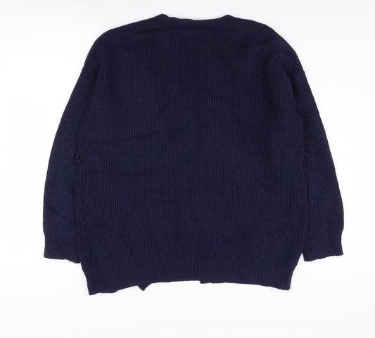 Womens UK Size XS NEXT Blue Cardigan Jumper