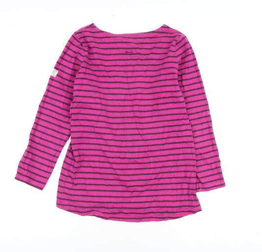 Womens UK Size S Joules Purple Basic T-Shirt