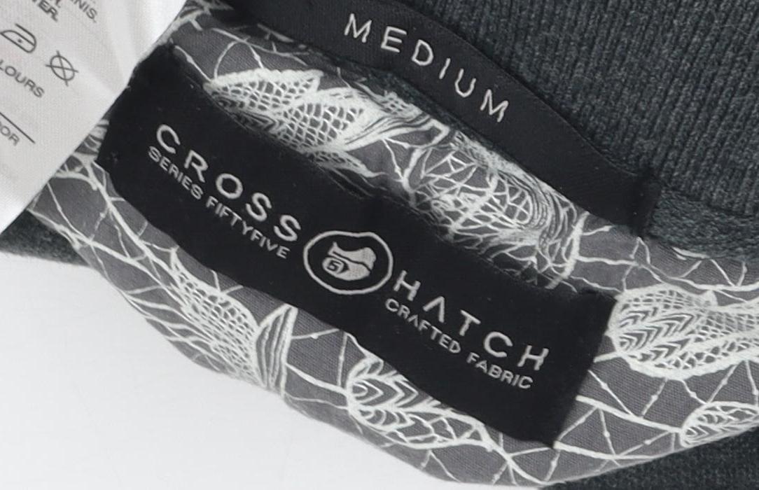 Crosshatch Men's Grey Polo M Short Sleeve