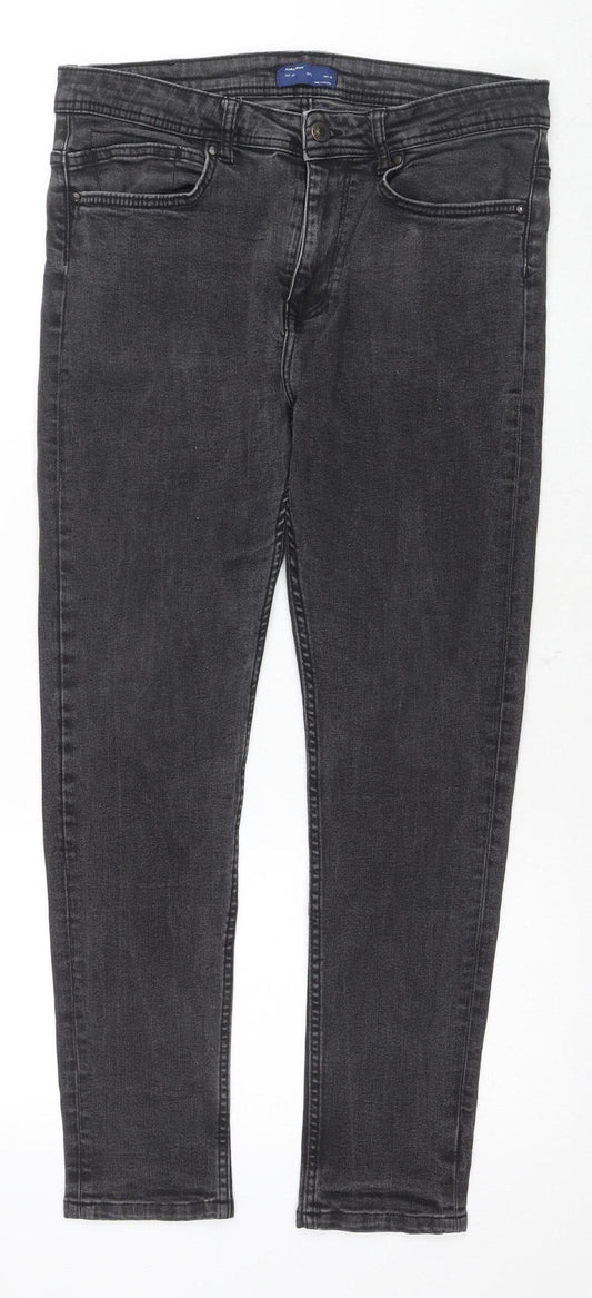Zara Man Black Skinny Jeans for Womens Size 14