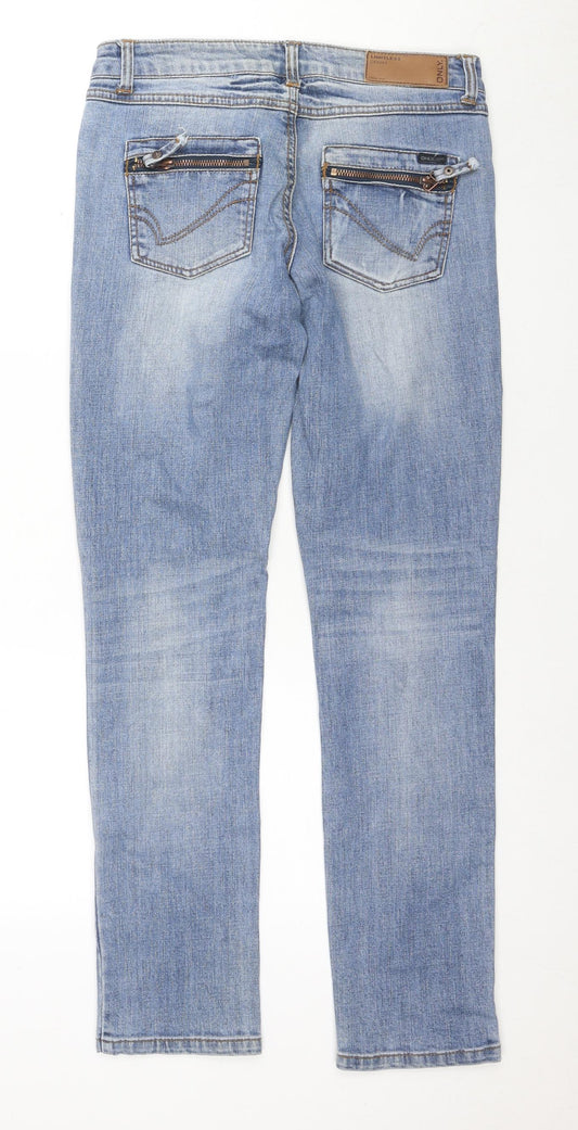 ONLY Women's Blue Skinny Jeans Size 6 - Stylish Denim