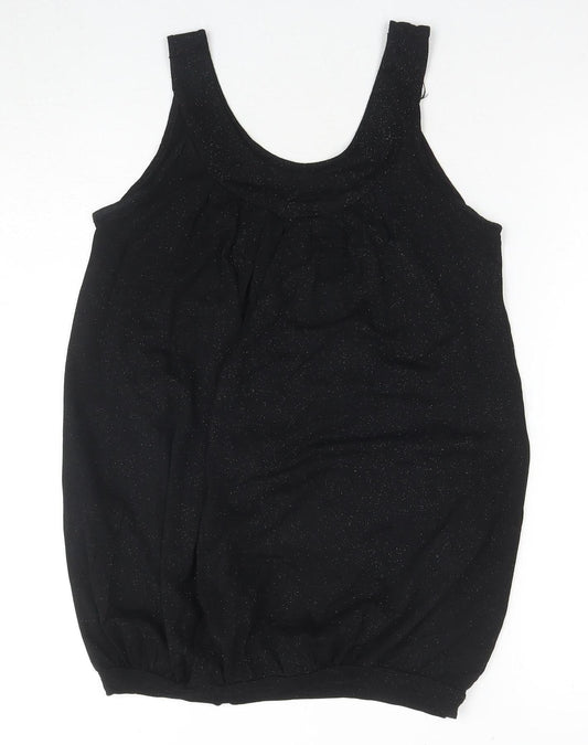Womens UK Size S Amisu Black Tank