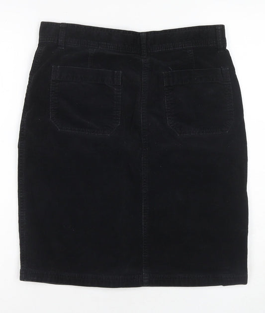 Marks and Spencer Women's Black Corduroy Skirt
