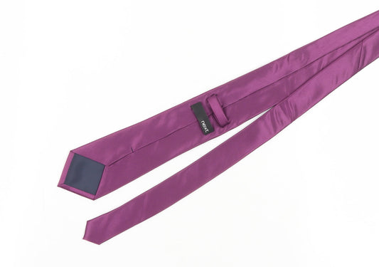 Next Men's Purple Polyester Tie 2 Piece