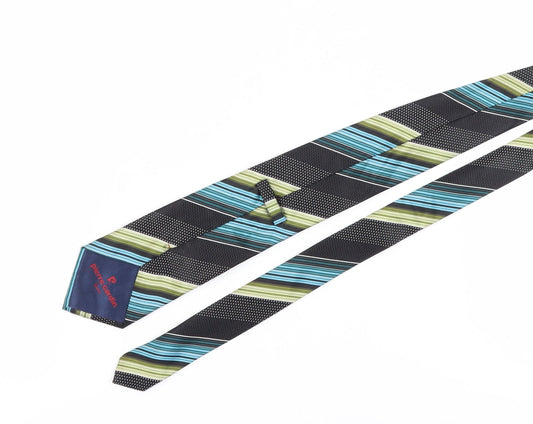 Pierre Cardin Men's Striped Silk Tie