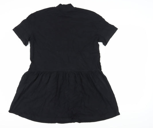 ASOS Women's Black T-Shirt Dress Size 8 Casual