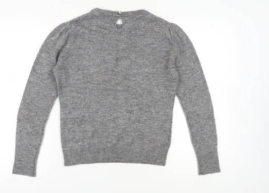 Womens UK Size 12 NEXT Grey Pullover Jumper