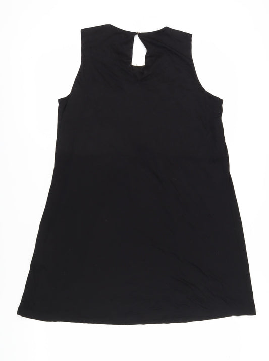 H&M Women's Black M Shift Dress Sleeveless Summer