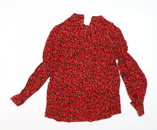 Womens UK Size 8 New Look Red Blouse