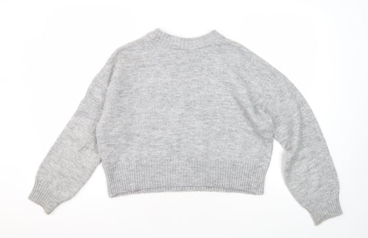 Womens UK Size S Urban Outfitters Grey Pullover Jumper