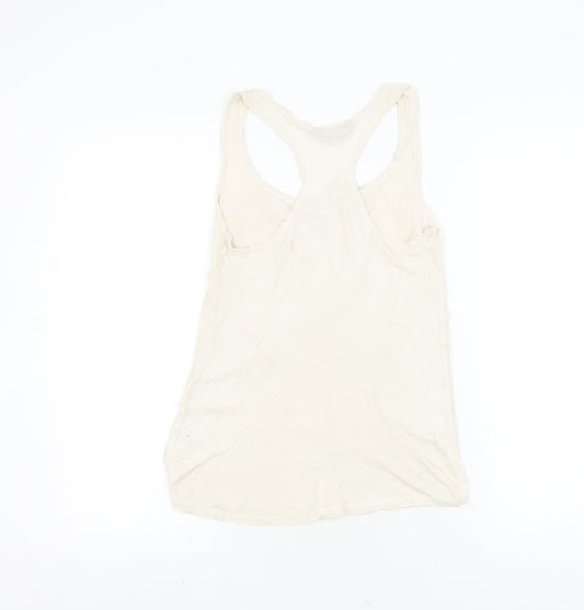 Miss Selfridge Ivory Sleeveless Camisole Top Size 6