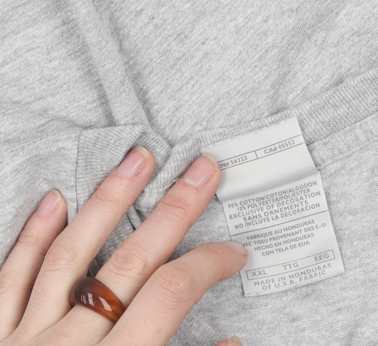 Nike Men's Grey 2XL Short Sleeve Crew Neck T-Shirt