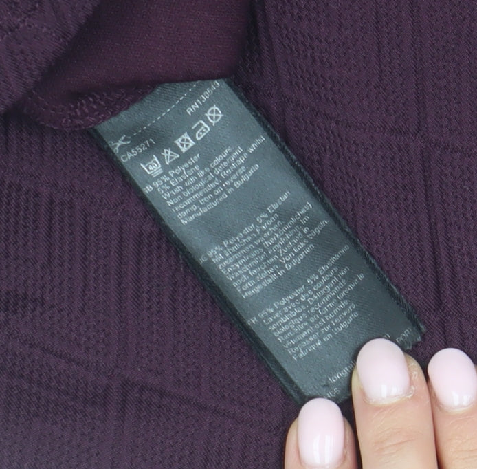 Long Tall Sally Women's Purple Pencil Skirt XL