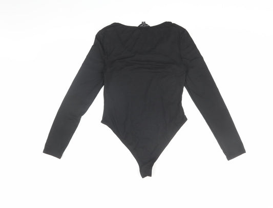 Brave Soul Women's Black Bodysuit in XS Slim Fit