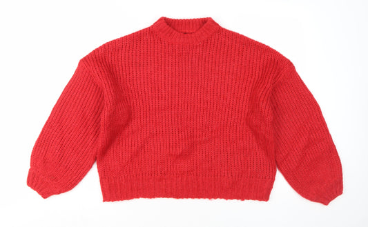 Womens UK Size S Urban Outfitters Red Pullover Jumper