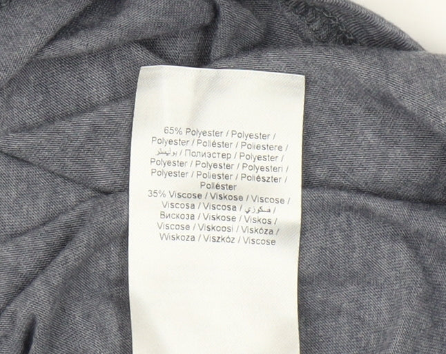 Womens UK Size L Cream Grey T-Shirt