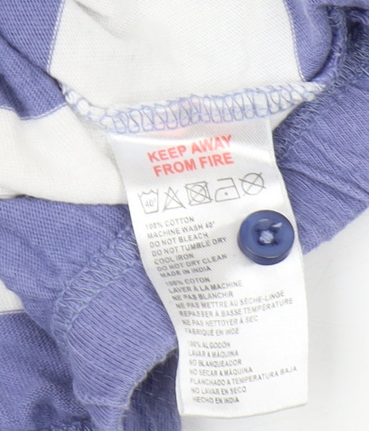 iets frans... Women's XS Purple Cropped Polo Top