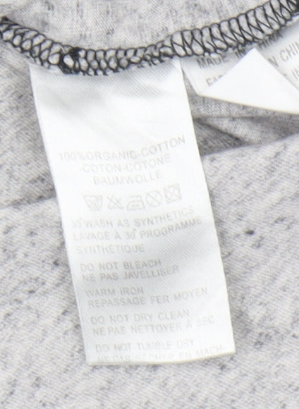 Paul Smith Men's Black/Grey Crew Neck Colourblock Tee S