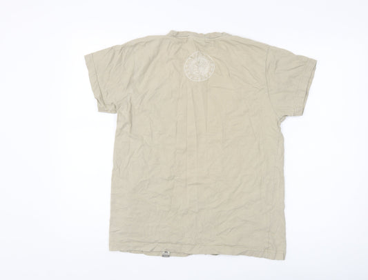 Trespass Men's Beige Medium Cotton T-Shirt