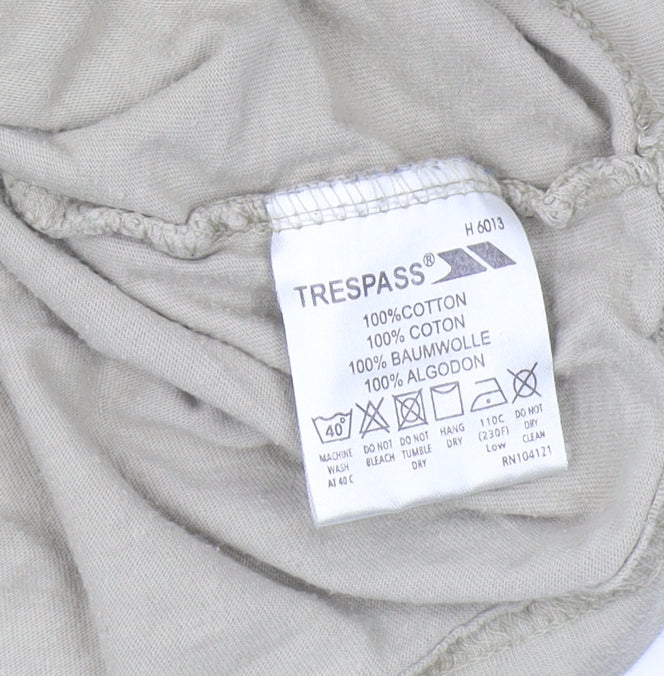 Trespass Men's Beige Medium Cotton T-Shirt