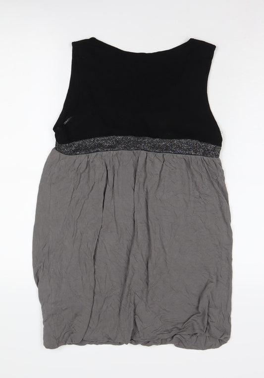 Dorothy Perkins Women's Black Grey Sleeveless Dress