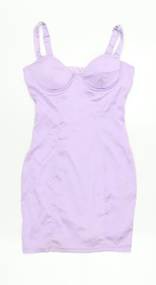 Love & Other Things Women's Purple Bodycon Dress, Size S