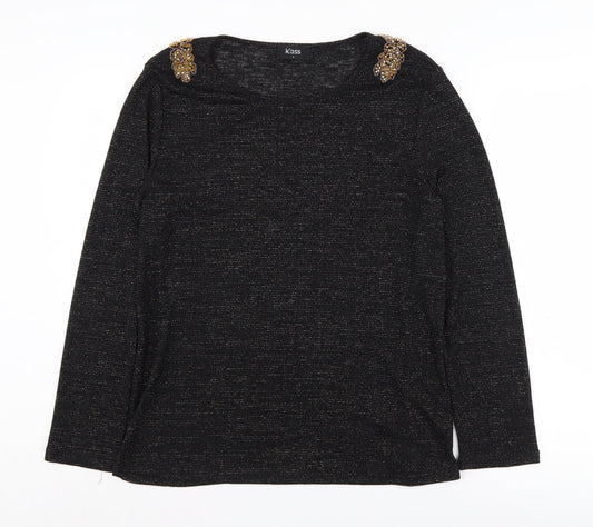 Womens UK Size L Klass Black Pullover Jumper
