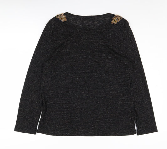 Womens UK Size L Klass Black Pullover Jumper