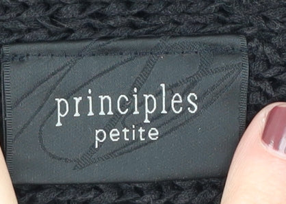 Womens UK Size S Principles Black Pullover Jumper