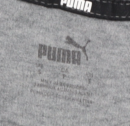 Puma Men's Grey Sports T-Shirt, Size S, Short Sleeve