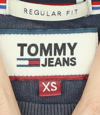 Tommy Jeans Men's Blue XS Logo Crew Neck T-Shirt