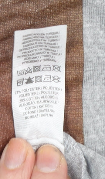 Netflix Men's Grey Graphic T-Shirt, Size L, Crew Neck