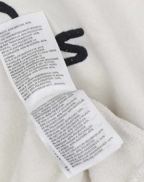 H&M Women's Ivory Friends Sweatshirt - S