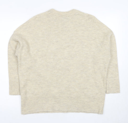 Womens UK Size S New Look Beige Jumper Jumper