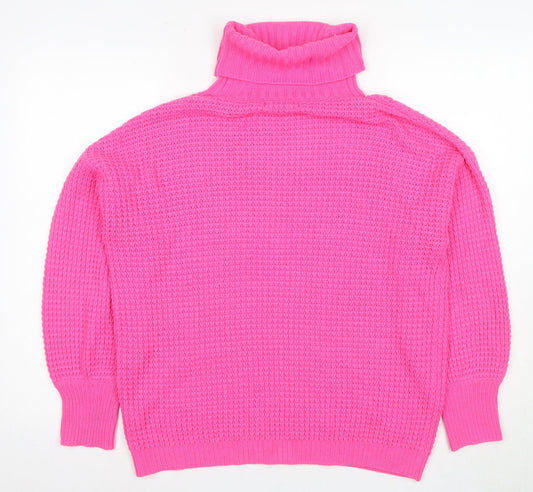Womens UK Size M Quiz Pink Pullover Jumper
