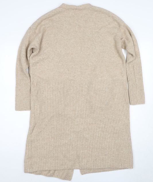 Womens UK Size S H&M Beige Cardigan Jumper