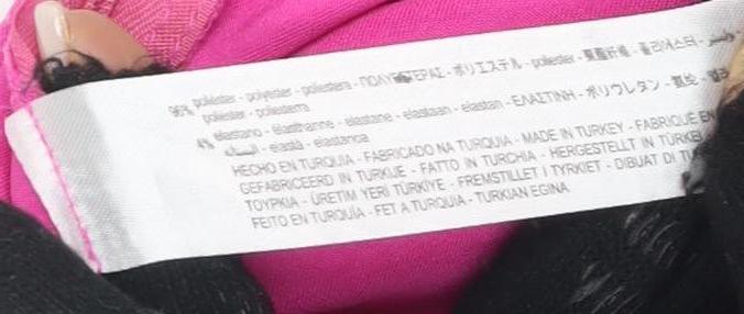 Bershka Women's Pink Mini Skirt - Size 4XL