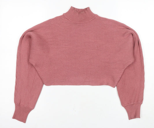 Womens UK Size S New Look Pink Pullover Jumper